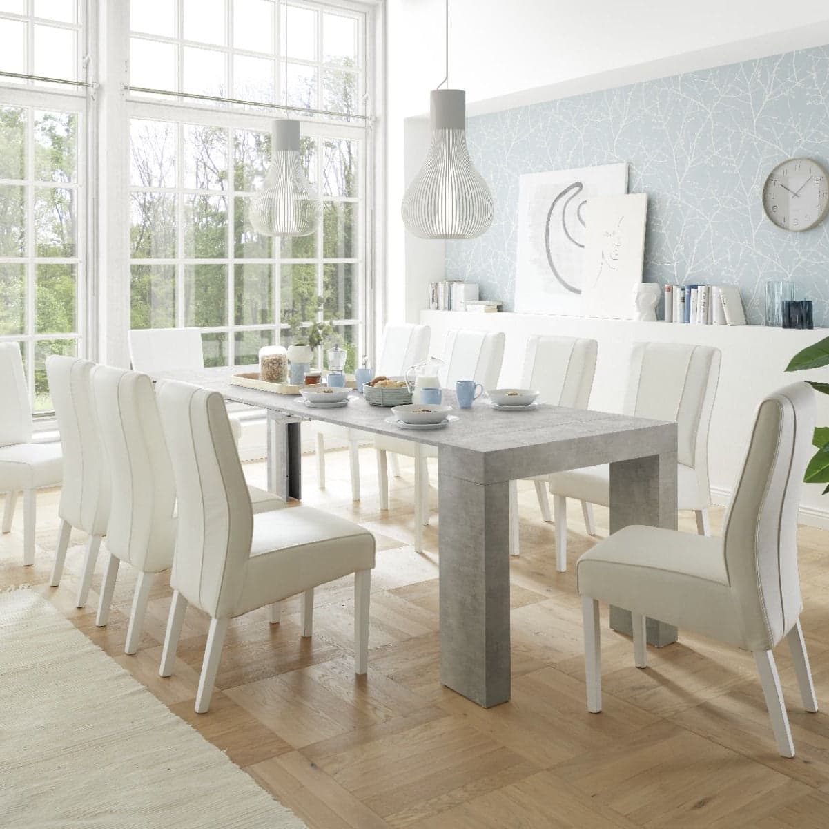 Consolle "Orion" con struttura in folding, design moderno, per arredo interno 46/291 x 90 x h 78 cm in Credenze Decor Space - Altamura, commercioVirtuoso.it