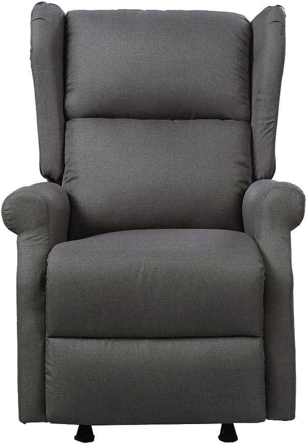 Poltrona "Aquila" con recliner manuale e rivestimento in tessuto per interno in Poltrone Decor Space - Altamura, commercioVirtuoso.it