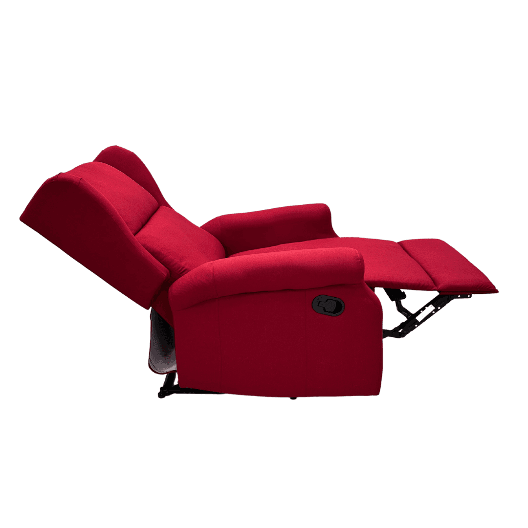Poltrona "Aquila" con recliner manuale e rivestimento in tessuto per interno in Poltrone Decor Space - Altamura, commercioVirtuoso.it