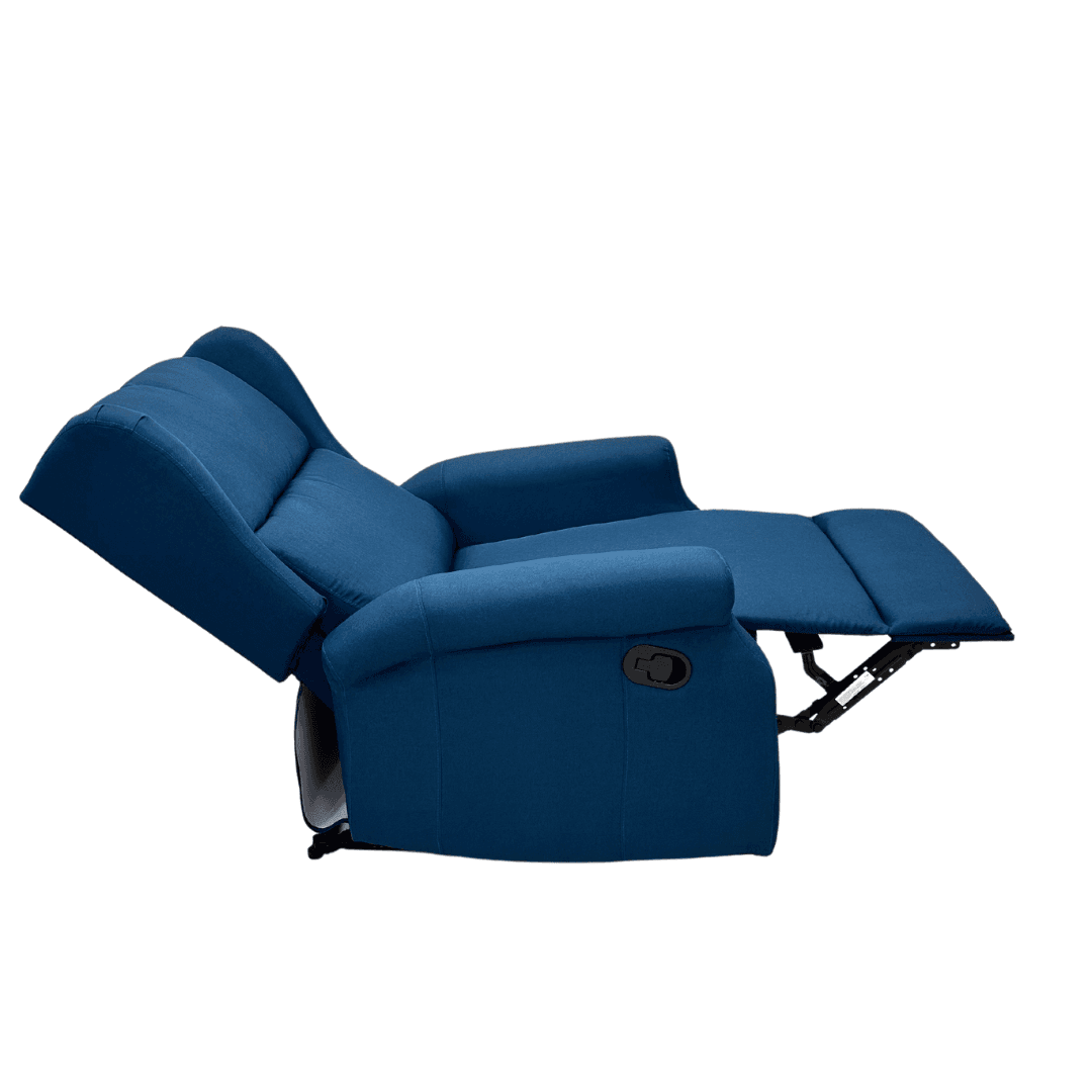 Poltrona "Aquila" con recliner manuale e rivestimento in tessuto per interno in Poltrone Decor Space - Altamura, commercioVirtuoso.it