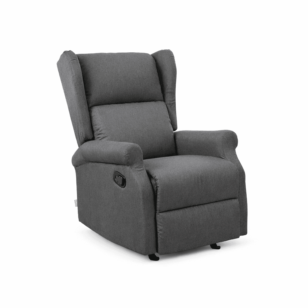 Poltrona "Aquila" con recliner manuale e rivestimento in tessuto per interno in Poltrone Decor Space - Altamura, commercioVirtuoso.it