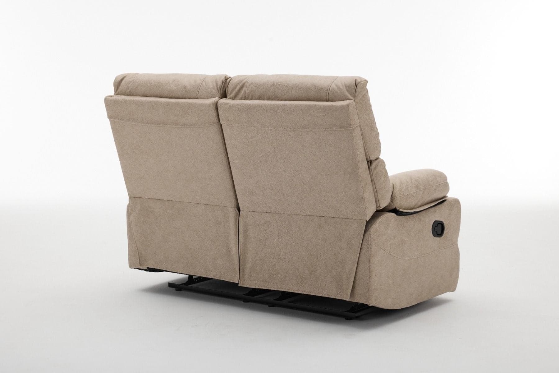 Divano "Cassiopeia" con doppio recliner manuale e rivestimento in tessuto per interno in Divani Decor Space - Altamura, commercioVirtuoso.it
