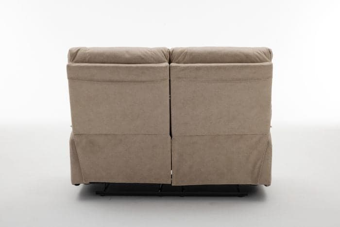 Divano "Cassiopeia" con doppio recliner manuale e rivestimento in tessuto per interno in Divani Decor Space - Altamura, commercioVirtuoso.it