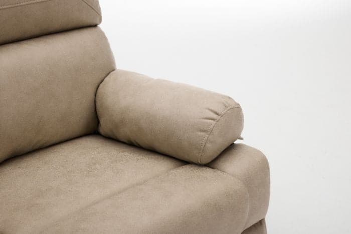 Divano "Cassiopeia" con doppio recliner manuale e rivestimento in tessuto per interno in Divani Decor Space - Altamura, commercioVirtuoso.it