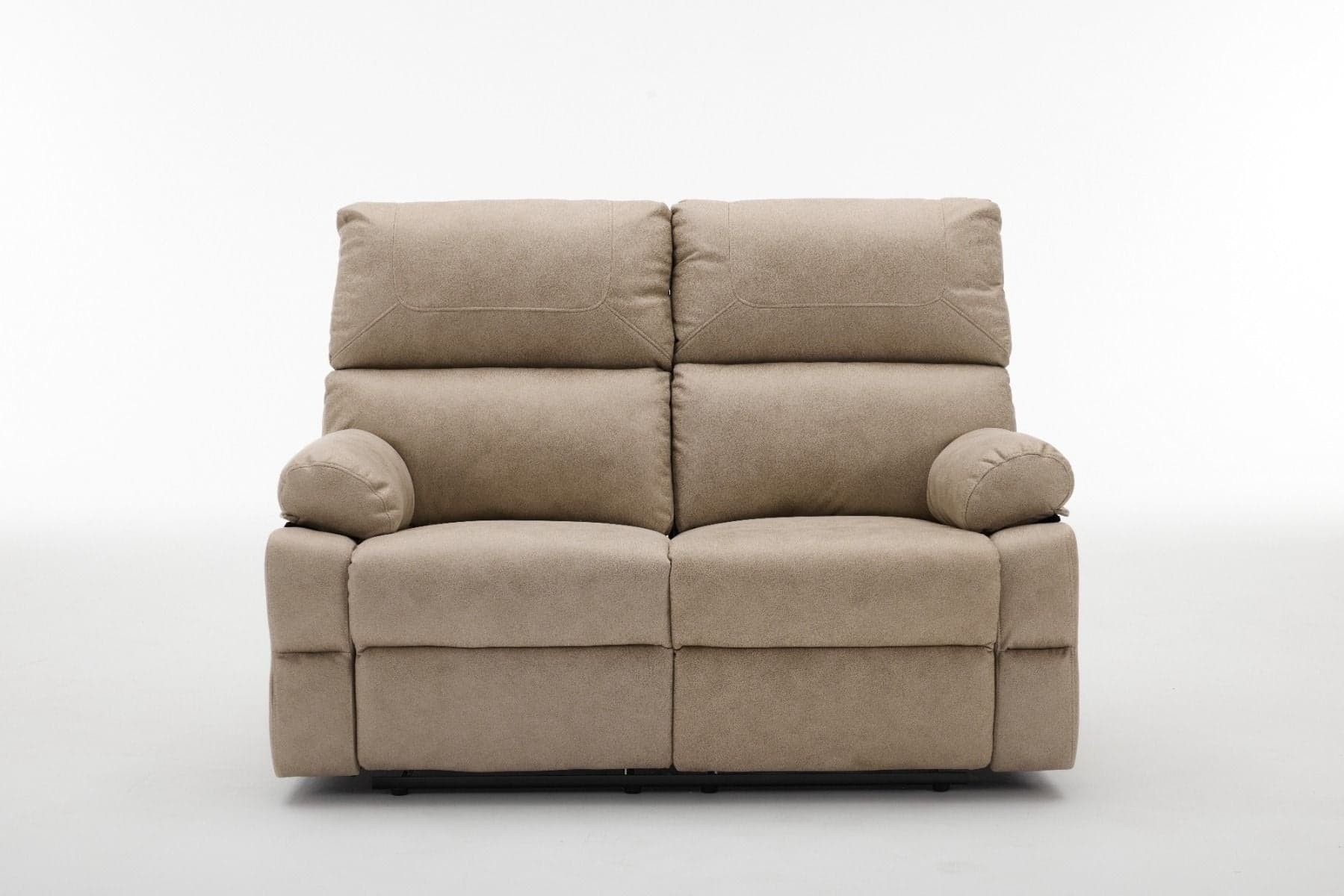 Divano "Cassiopeia" con doppio recliner manuale e rivestimento in tessuto per interno in Divani Decor Space - Altamura, commercioVirtuoso.it