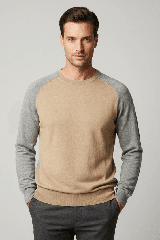 Maglia uomo Paolo Pecora - Girocollo Seta/cotone