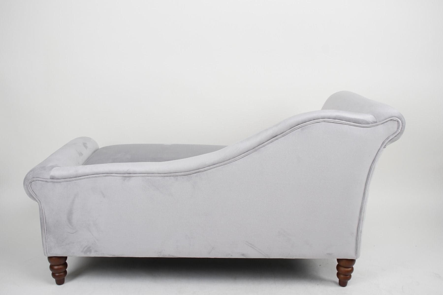 Panchetta "Carina" struttura in legno e rivestimento in tessuto, design classico, per interno e soggiorno in Panche contenitore Decor Space - Altamura, commercioVirtuoso.it