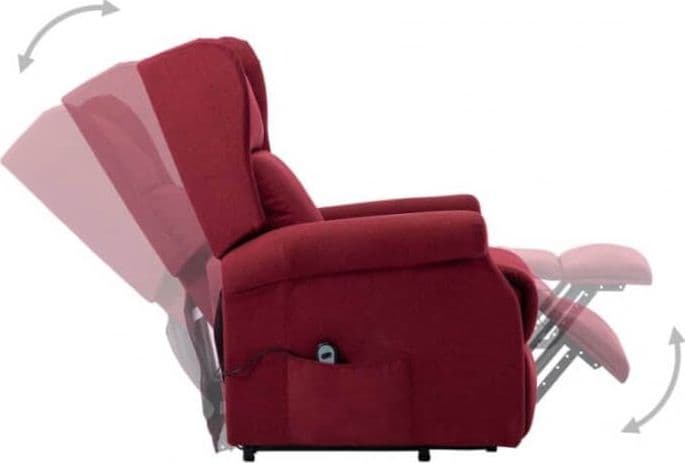 Poltrona "Aquila" con recliner elettrico e rivestimento in tessuto per interno in Poltrone Decor Space - Altamura, commercioVirtuoso.it
