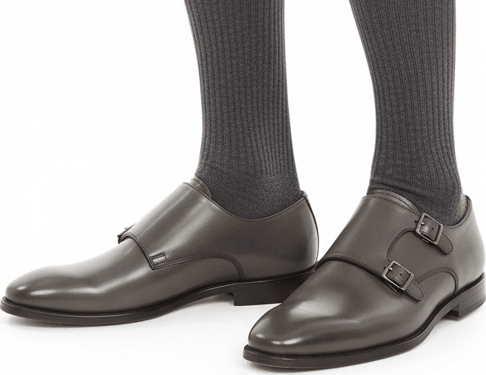Calze Lunghe Uomo Gallo - a coste Antracite in Calze Couture - Sestu, commercioVirtuoso.it