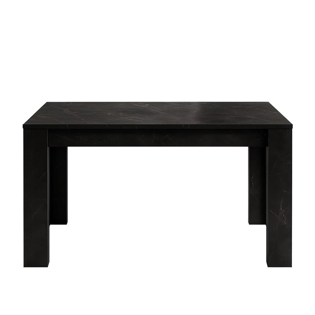 Tavolo "Gliese" con gambe e piano in MDF, design moderno, per arredo interno 137/185 x 90 h 76 cm in Tavoli da sala da pranzo Decor Space - Altamura, commercioVirtuoso.it