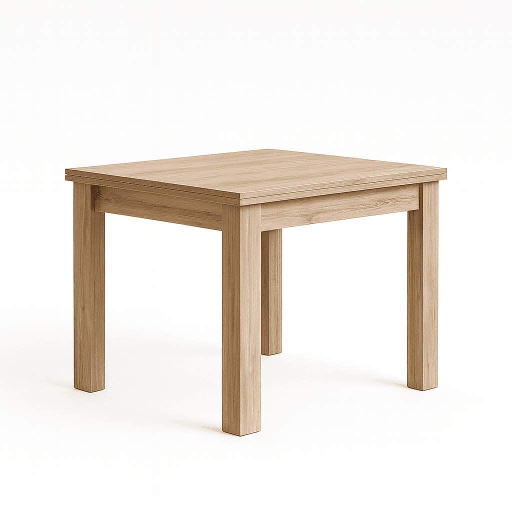 Tavolo "Regulus" con struttura stabile in legno MDF per arredo interno 90/180 x 90 x h 76 cm - 19