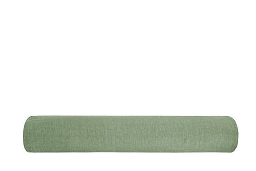 Lenzuolo sotto con angoli in puro lino stonewashed Oliva – KING SIZE EXTRA – Vanita Di Lino