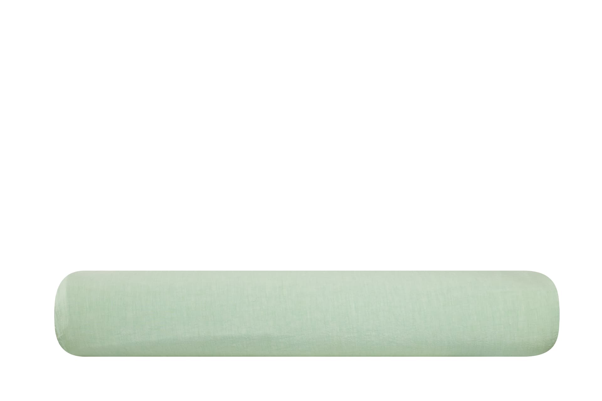 Lenzuolo sotto con angoli in puro lino stonewashed Verde Chiaro - 3