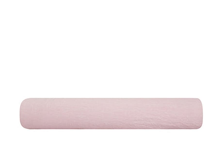Lenzuolo sotto con angoli in puro lino stonewashed Rosa – KING SIZE EXTRA – Vanita Di Lino