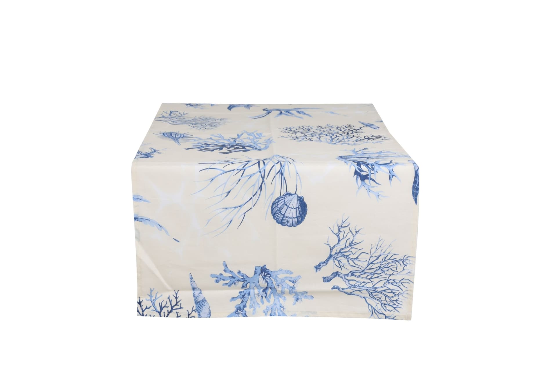 Runner da tavola in 100% cotone stampa digitale made in Italy CORALLI BLU - 2