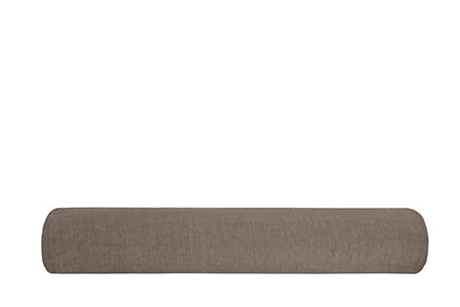 Lenzuolo sotto con angoli in puro lino stonewashed Tortora – KING SIZE EXTRA – Vanita Di Lino