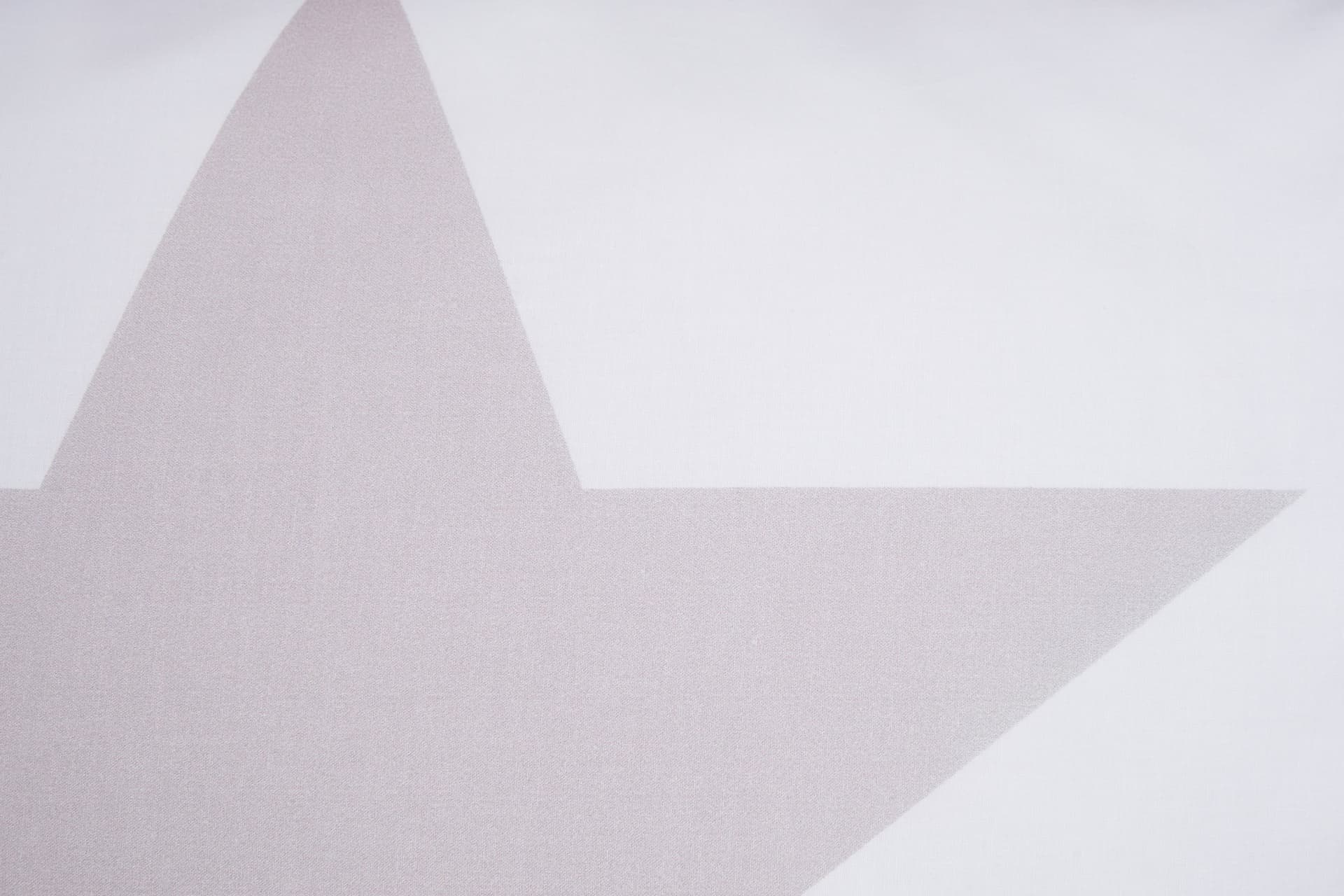 Set copripiumino federe letto 100% cotone stampa digitale STELLA ROSA/BIANCO - 5