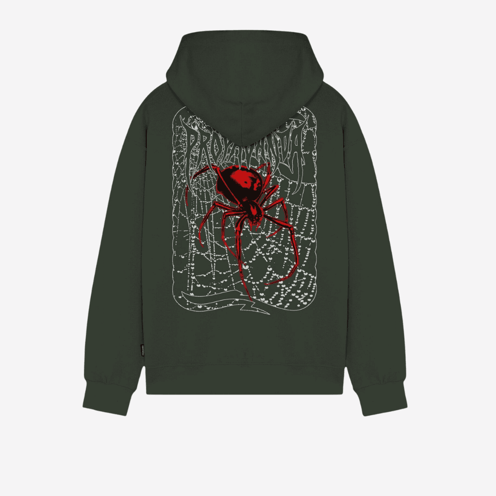 Felpa Propaganda Ribs Spider Olive - 3