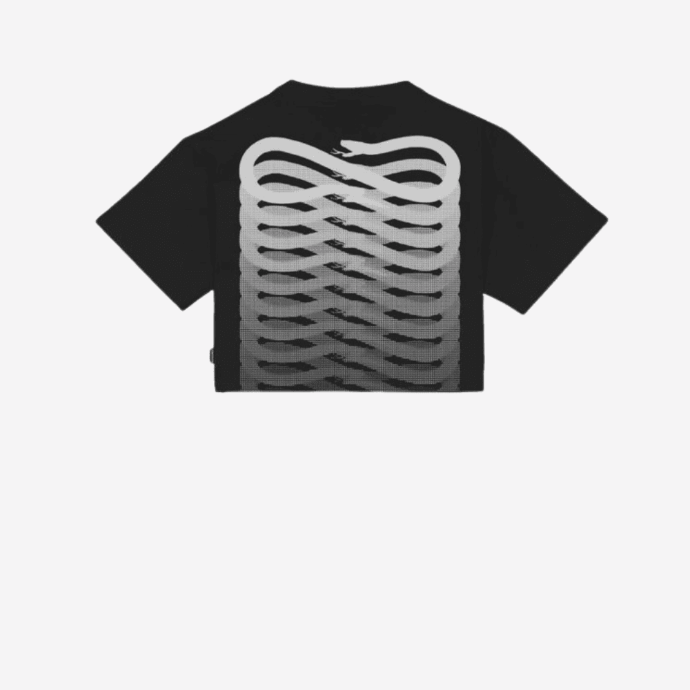 T-Shirt Propaganda Ribs Cropped Black - 5