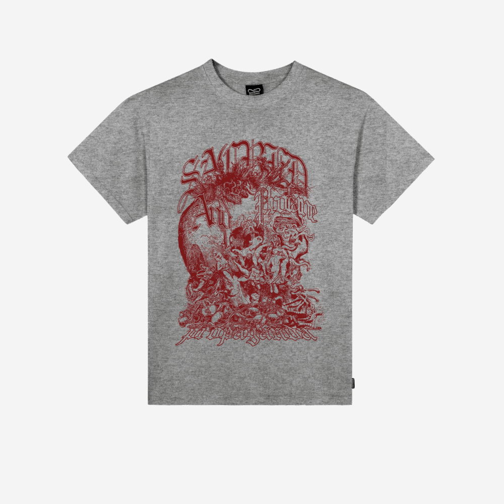 T-shirt Propaganda Carnage grigio - 3