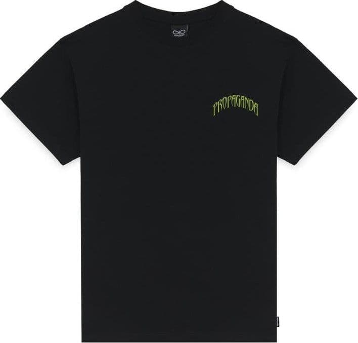 T-shirt Propaganda Triangle Wolf Black in T-shirt Glad Store - Genova, commercioVirtuoso.it