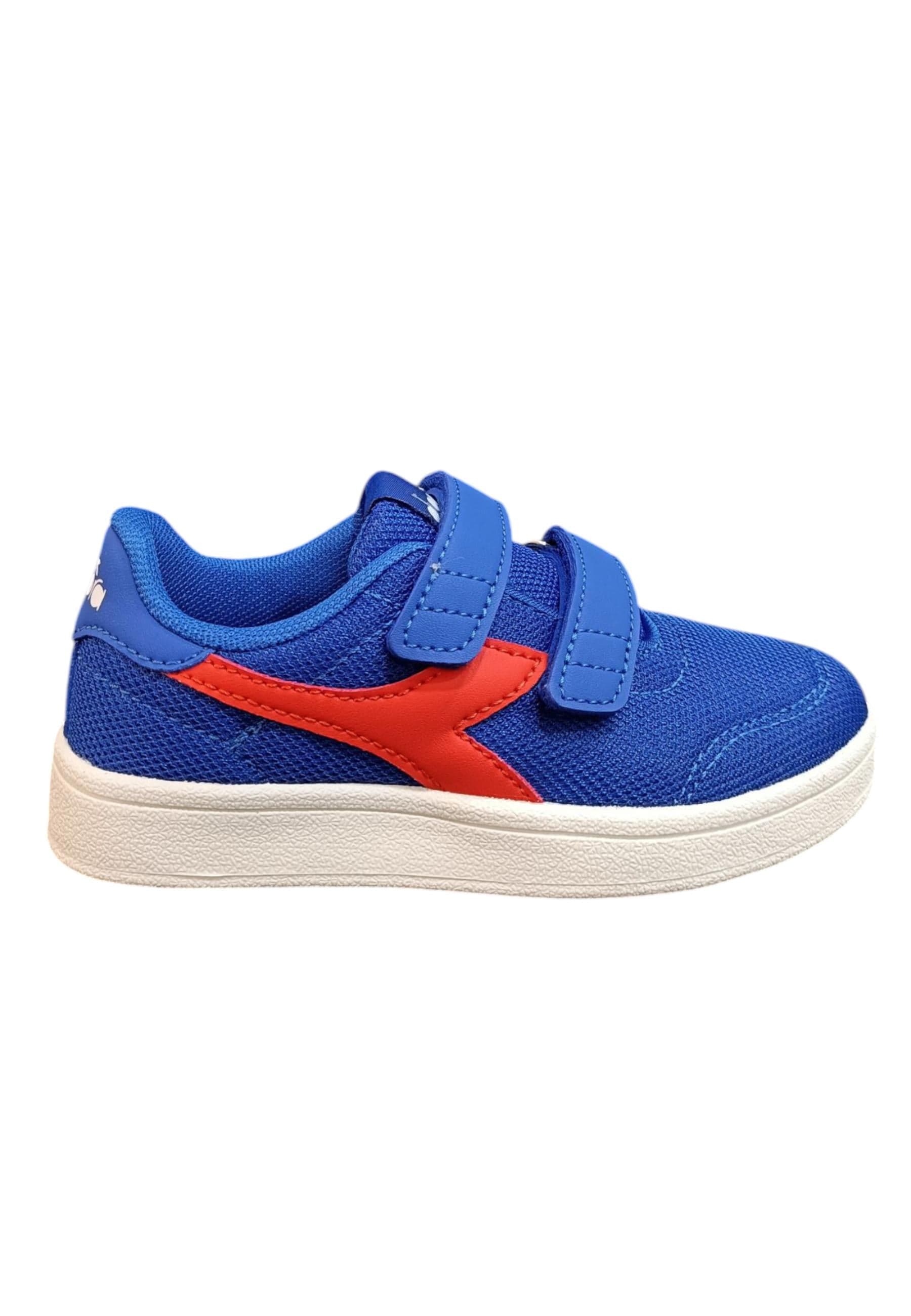 Scarpe sneakers Bambini e ragazzi Diadora bonny  azzurro-arancione velcro - 6
