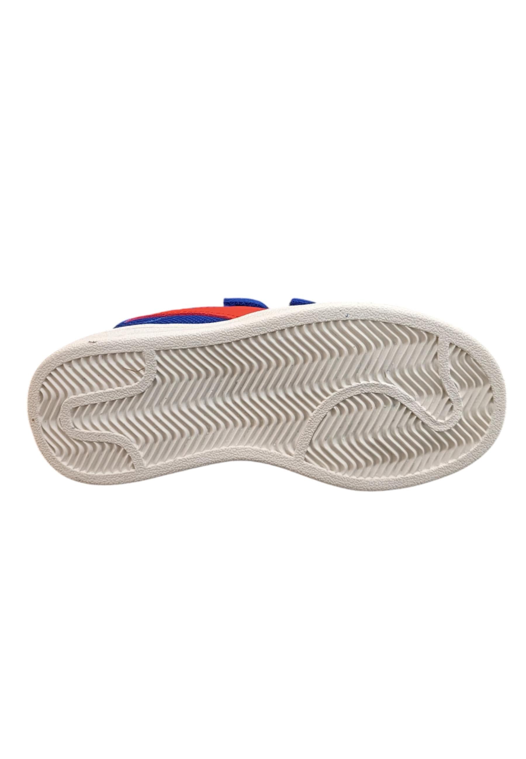 Scarpe sneakers Bambini e ragazzi Diadora bonny  azzurro-arancione velcro - 5
