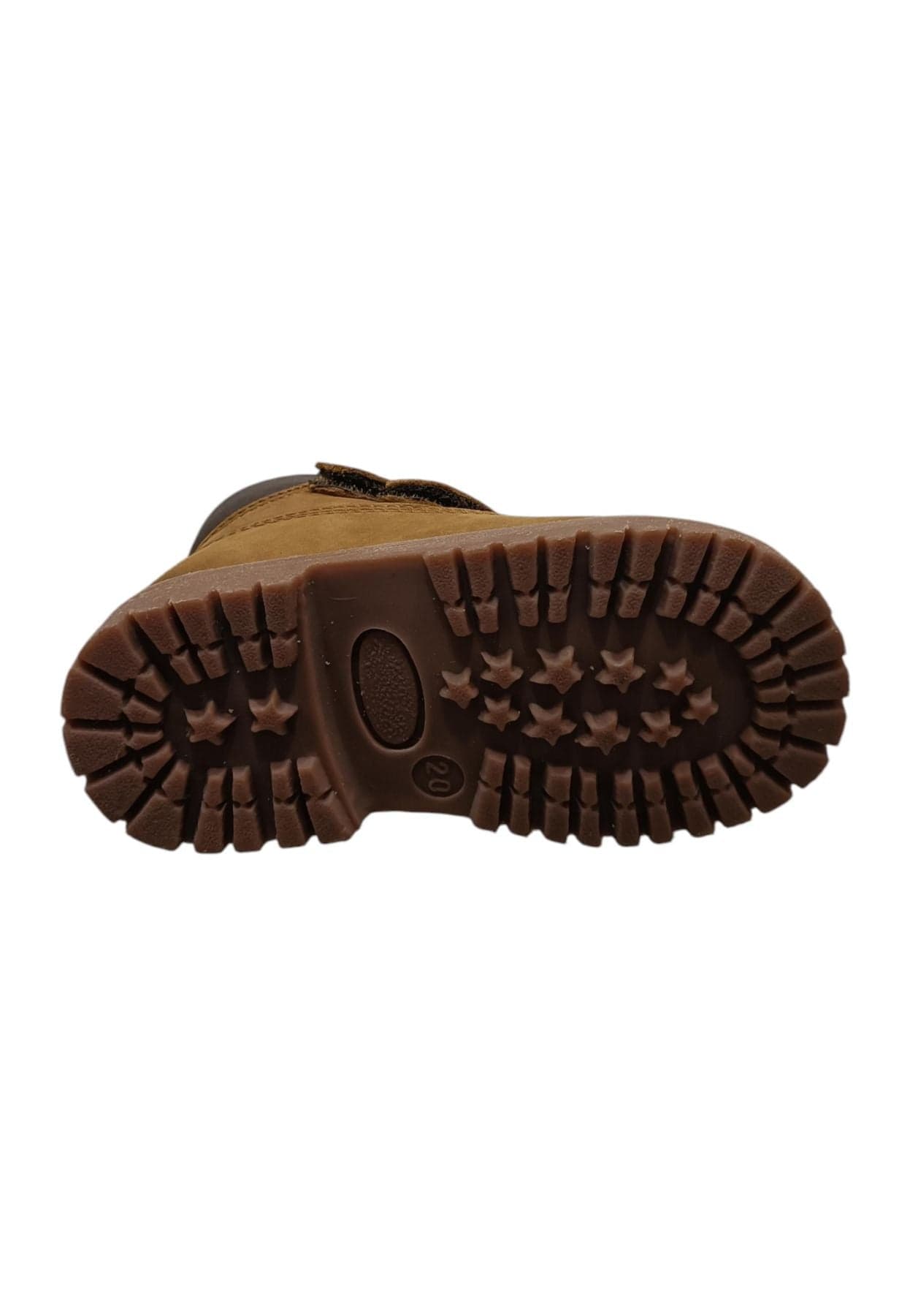 Boscaiolo bambino Grunland Junior Puof ocra pelle velcro comfort premium in Ballerine Scarpetteria Gica - Trani, commercioVirtuoso.it