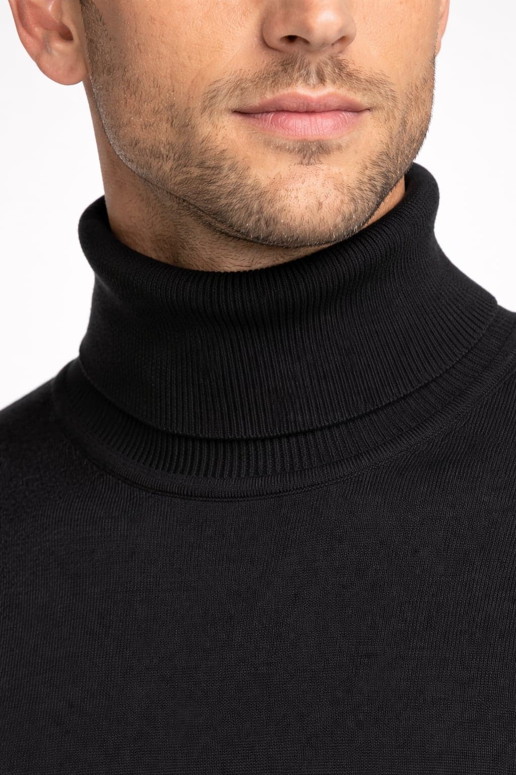 Privati Firenze maglia uomo dolcevita basic merinos - 2