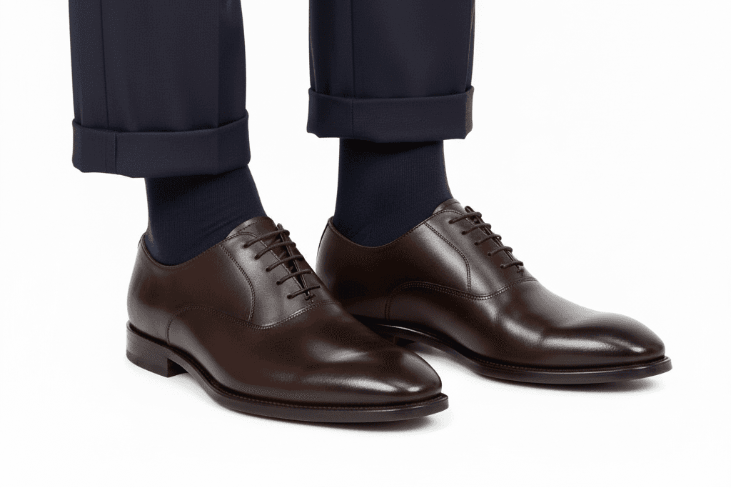 Calza lunga uomo Julipet - Teshy colore Navy 100% cotone filo di scozia in Calze Couture - Sestu, commercioVirtuoso.it