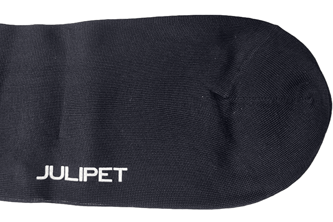Calza lunga uomo Julipet - Teshy colore Navy 100% cotone filo di scozia - 4