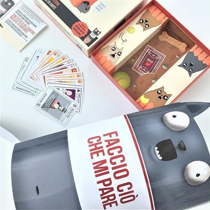 Asmodee - Espansione Gioco Exploding Kittens Barking Kittens - 5