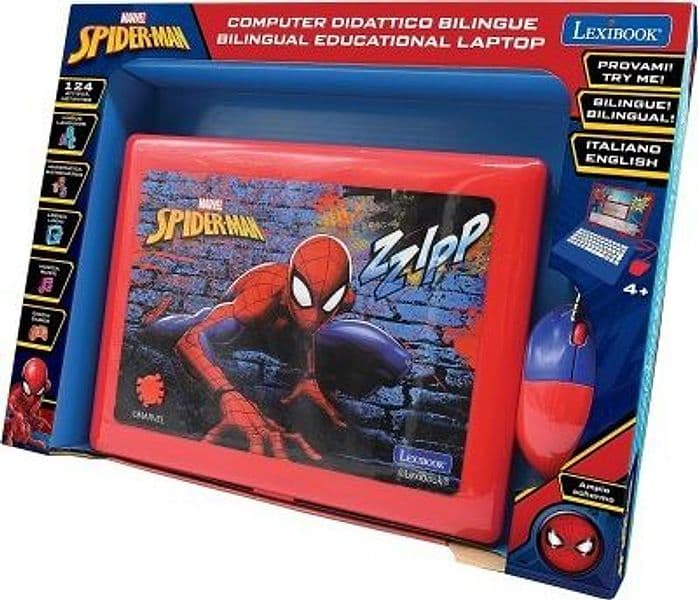 Lexibook - Laptop Bilingue Educativo Spiderman - 3