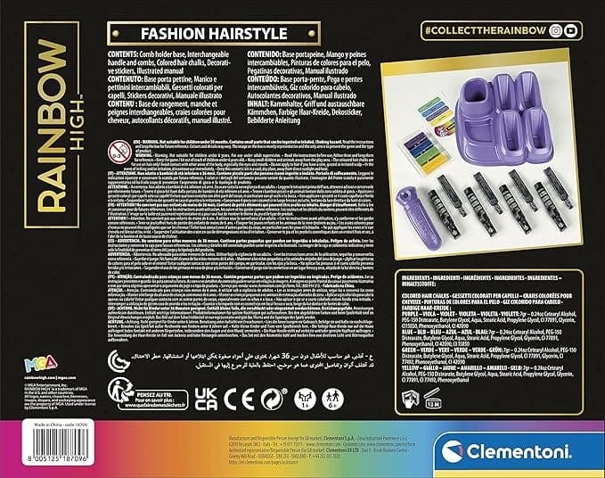 Clementoni -  Rainbow High-Fashion Hairstyle 18709 - 4