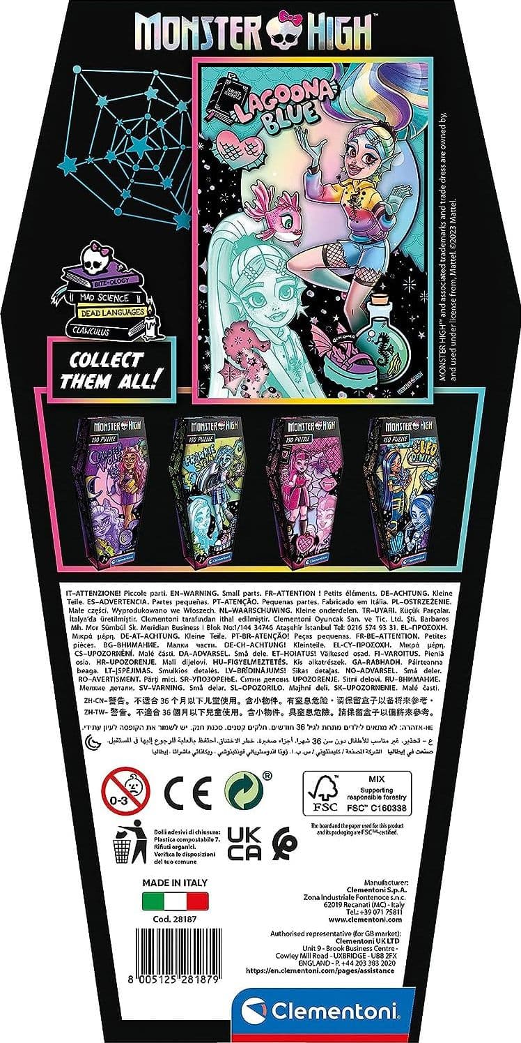 28187 - Monster High Lagoona Blue-150 Pezzi - 3