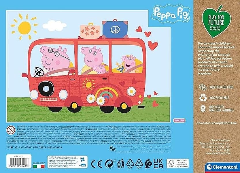 Clementoni - Supercolor Puzzle Peppa Pig 24 Pezzi 24221 - 6