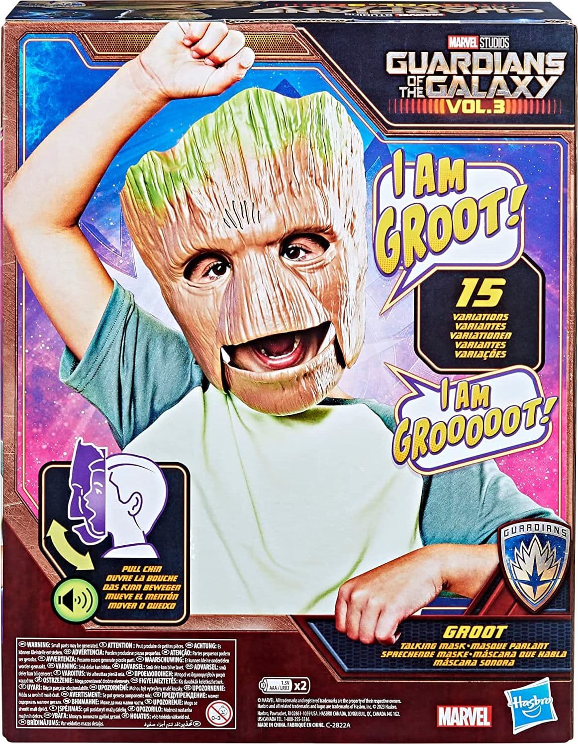 Hasbro Marvel Guardiani della Galassia Vol. 3 - Maschera parlante di Groot - 5