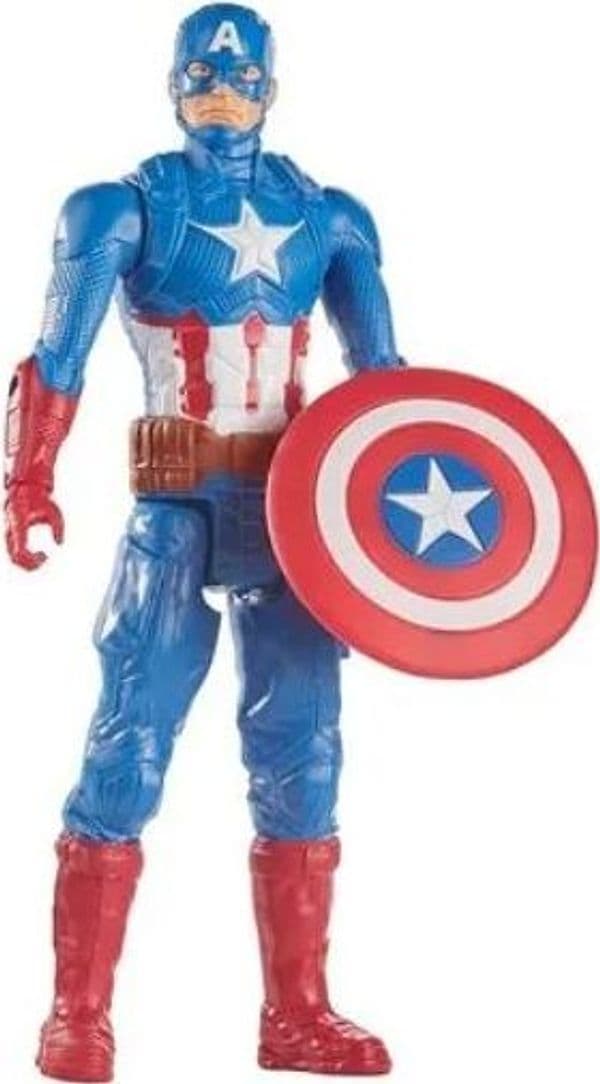 Hasbro - Personaggio Capitan America 30 cm Titan Hero Series - 2