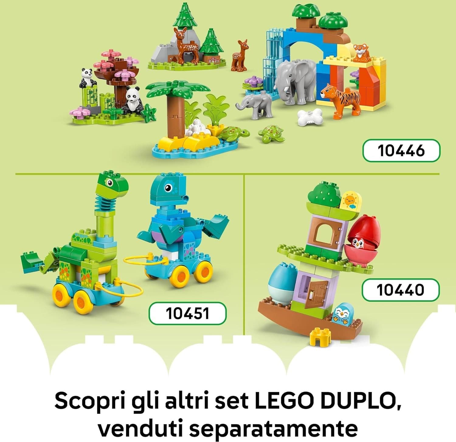 Lego Duplo - Animali su ruote 3 in 1 - 10448 - 4