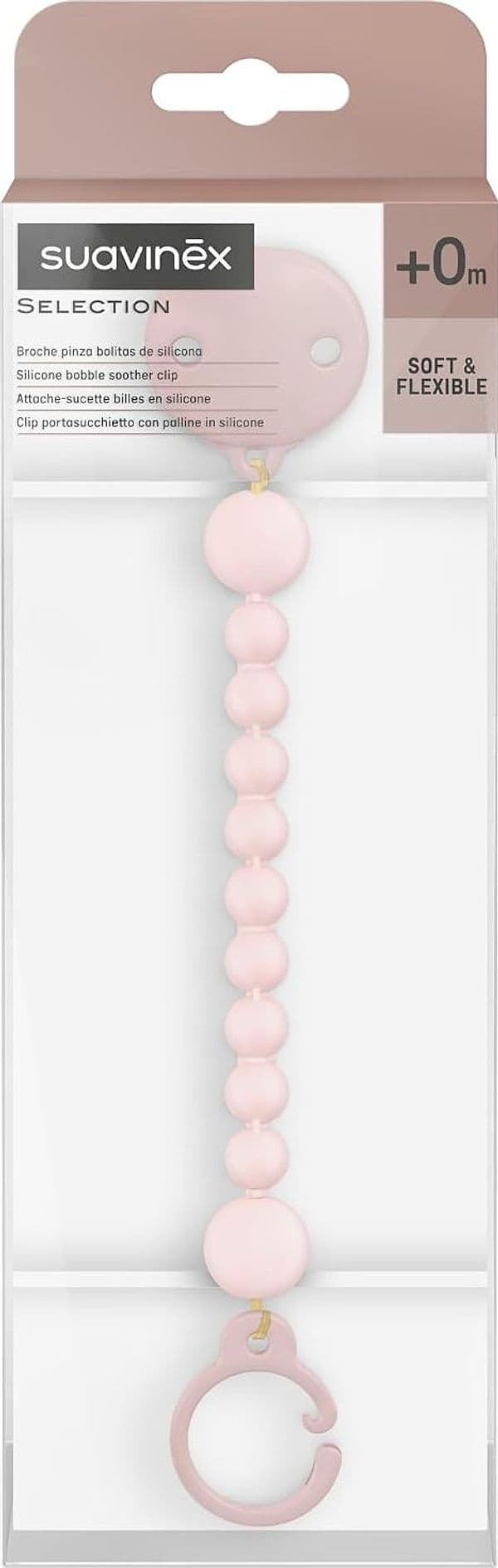 Suavinex - Catenella in Silicone Colour Essence in Catenelle porta succhietto Centro Bimbo - Siderno, commercioVirtuoso.it