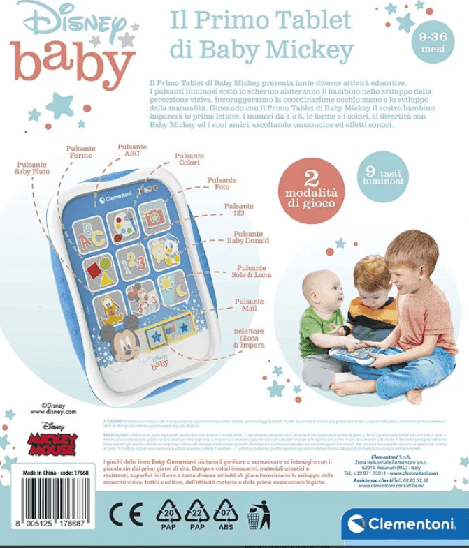 Clementoni - Il Primo Tablet di Baby Mickey 17667 - 2