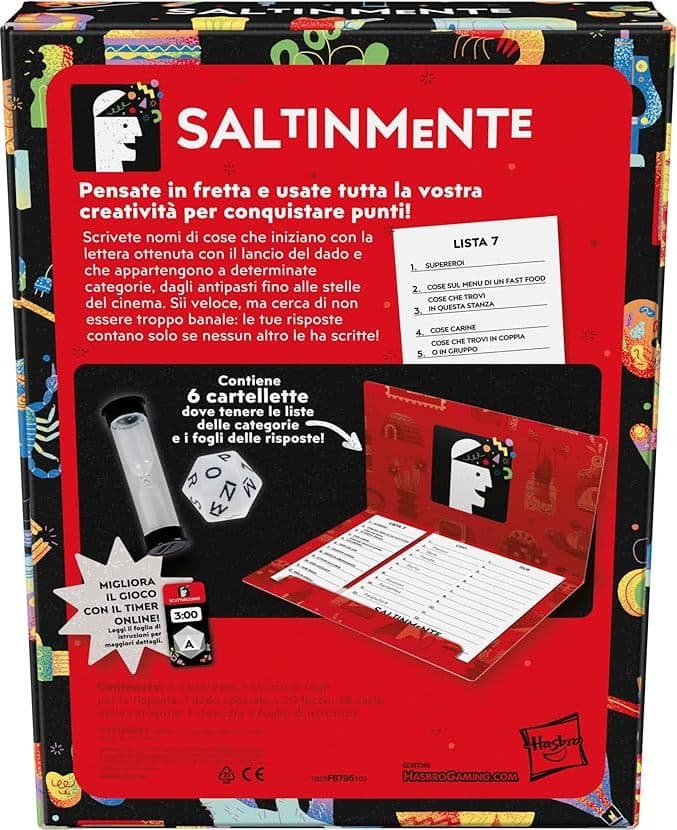 Hasbro - Gioco da Tavolo Saltinmente Classico - 4