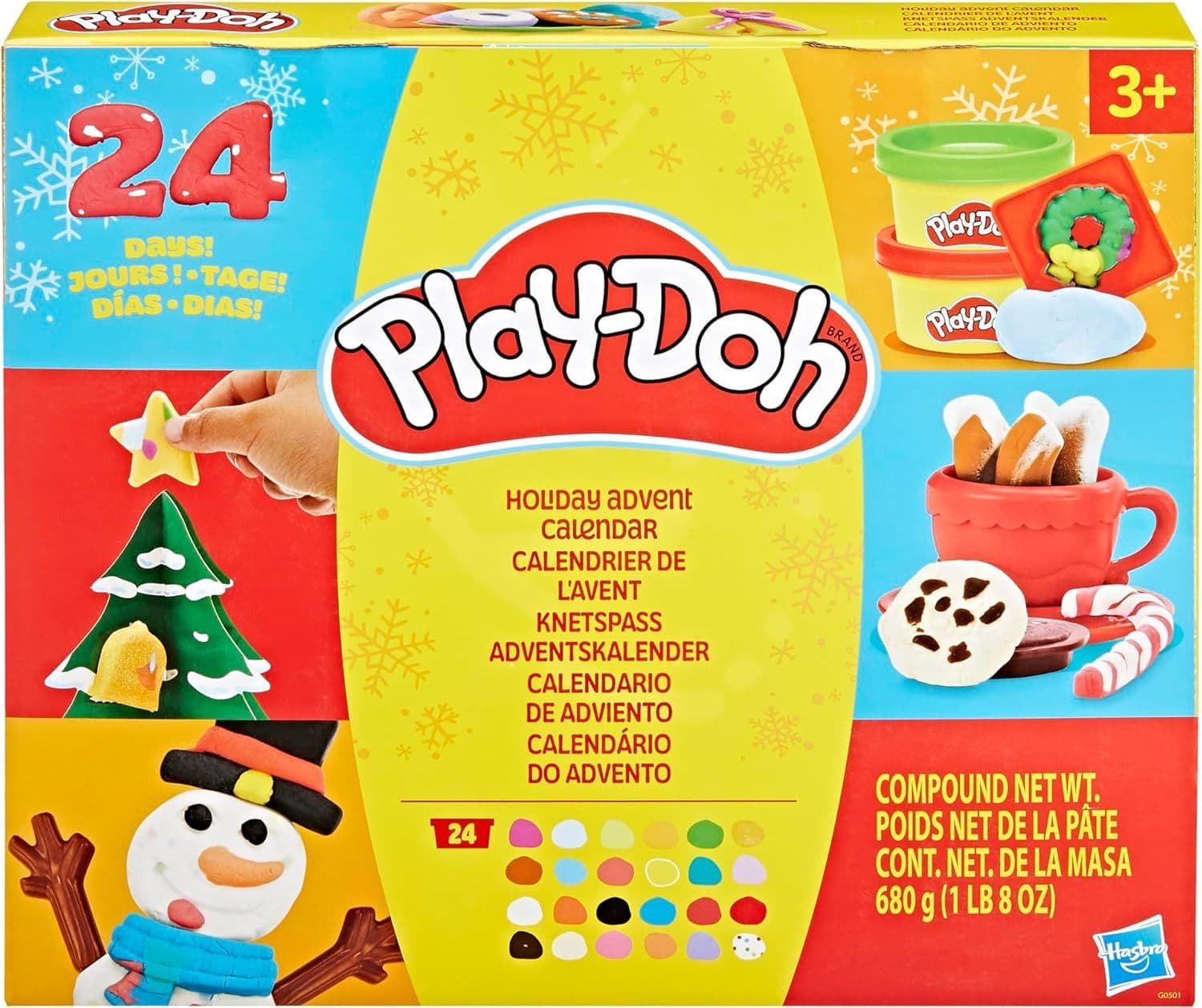 Hasbro - Play-Doh Calendario dell'Avvento - 6