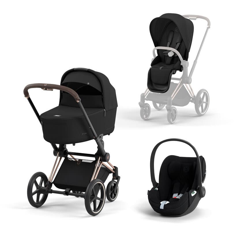Cybex - Trio Priam Comfort con Seggiolino Auto Cloud T i-size - 6