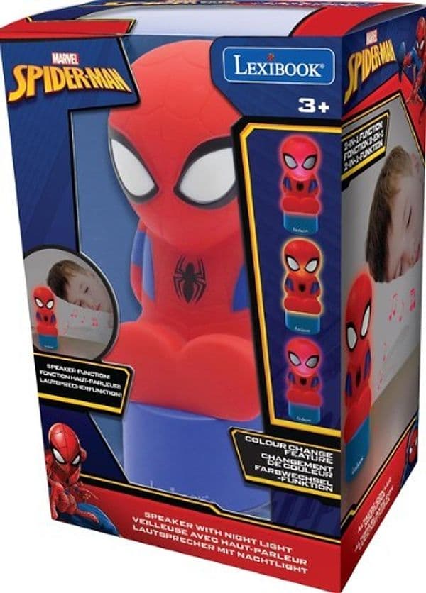 Lexibook - Luce Notturna con Altoparlante Spiderman in Luci notturne per bambini Centro Bimbo - Siderno, commercioVirtuoso.it