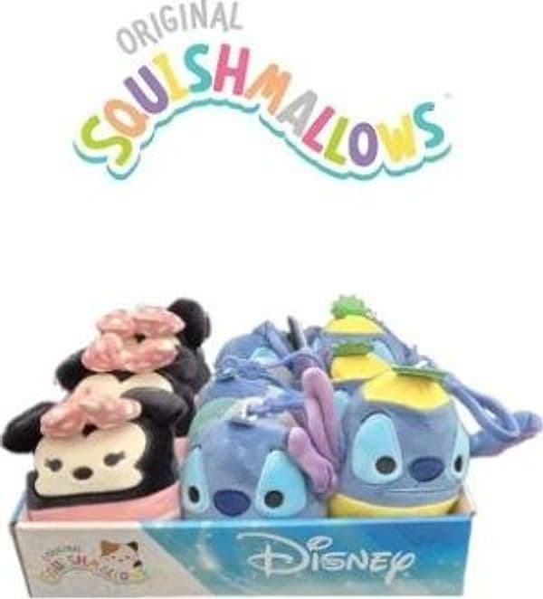 Squishmallows - Personaggi Clip On Disney 10 cm - 4