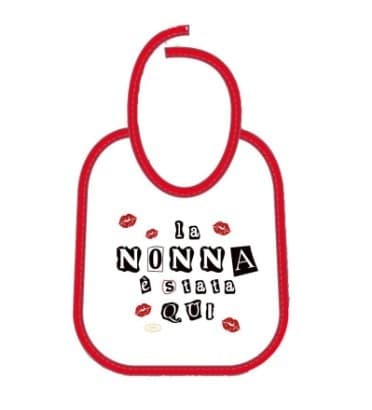 Mella Kids - Bavaglino con frase 100% Cotone - 23