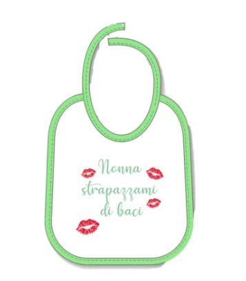 Mella Kids - Bavaglino con frase 100% Cotone - 24