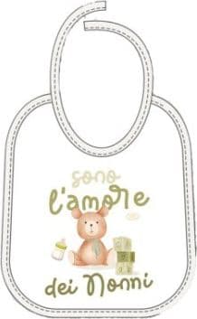 Mella Kids - Bavaglino con frase 100% Cotone - 26