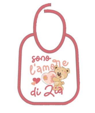 Mella Kids - Bavaglino con frase 100% Cotone - 27